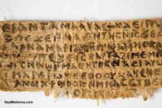 papiro supuesta esposa de Jesús