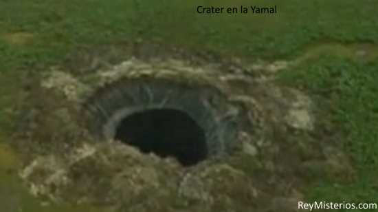 crater en la Yamal