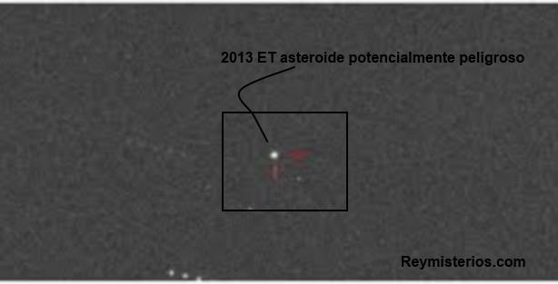 2013 ET asteroide