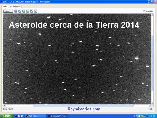 asteroide cerca 2014