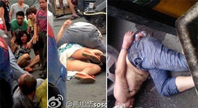 Ataque zombie en China real 2012