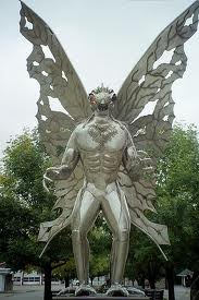 Estatua del Hombre Polilla o Mothman